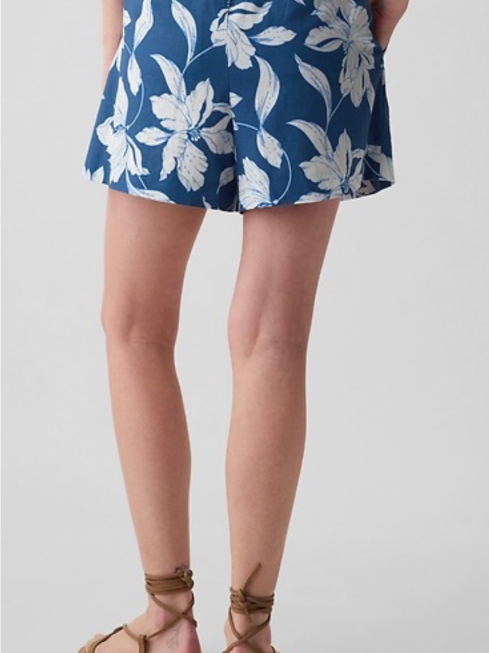 GAP Blue Floral Bermuda Shorts